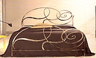 letto in ferro battuto