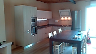 cucina in laminato materico