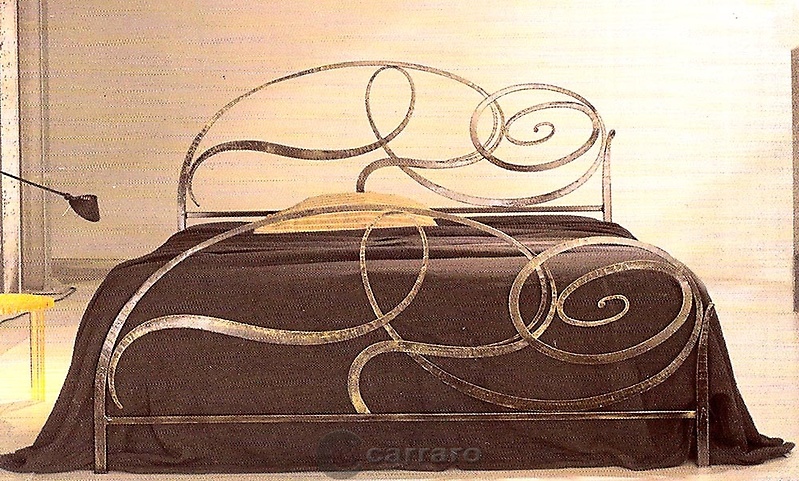 letto in ferro battuto